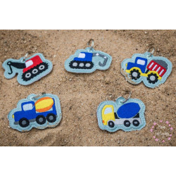 ITH Stickserie - Anhänger Baustelle